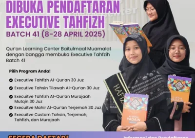 Flyer Karantina Tahfidz bulan April 2025