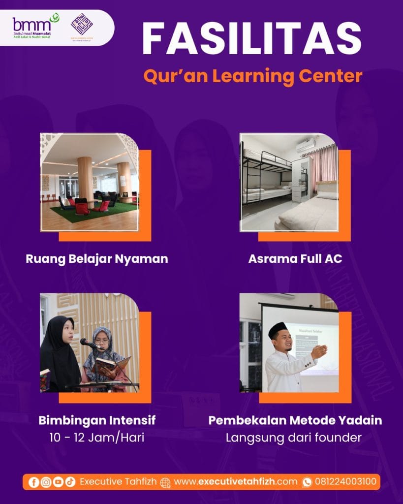Fasilitas asrama di QLC Yogyakarta