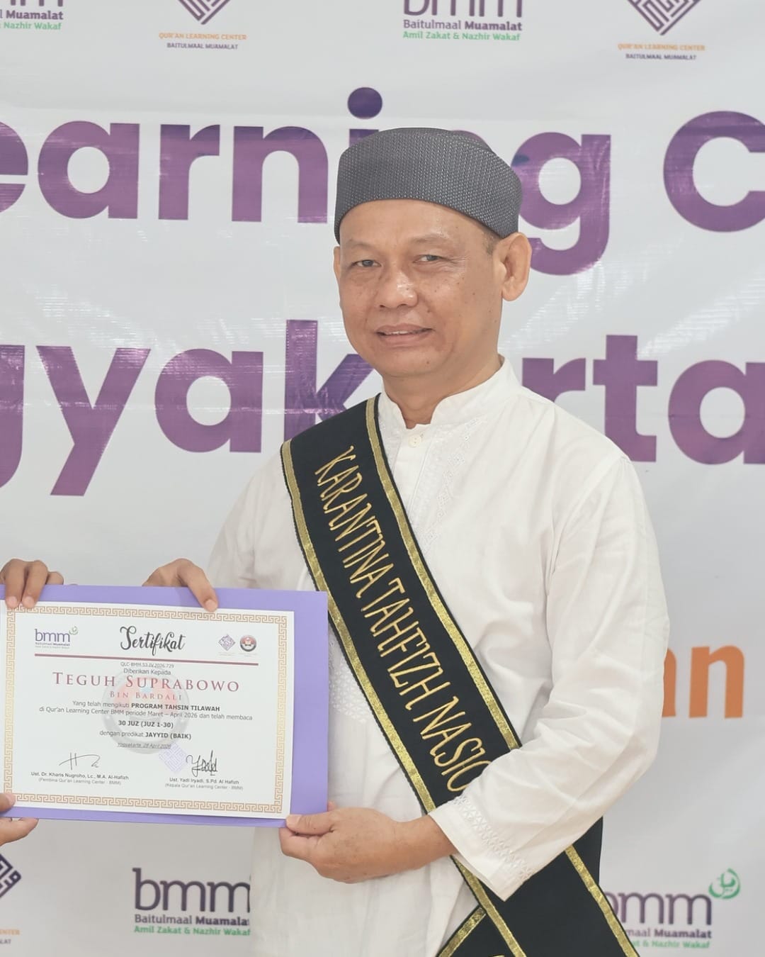 Testimoni program tahsin di QLC Yogyakarta dari Bapak Teguh Suprabowo
